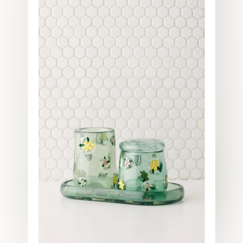 Urban Outfitters Floral Vanity Tray